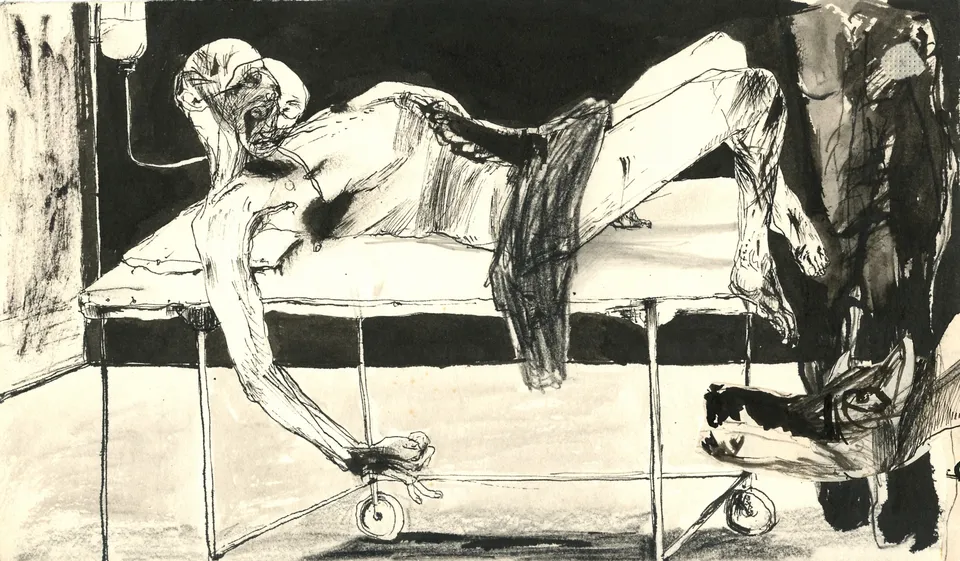 Zdzisław Wiatr, Pieta szpitalna 1, 1986