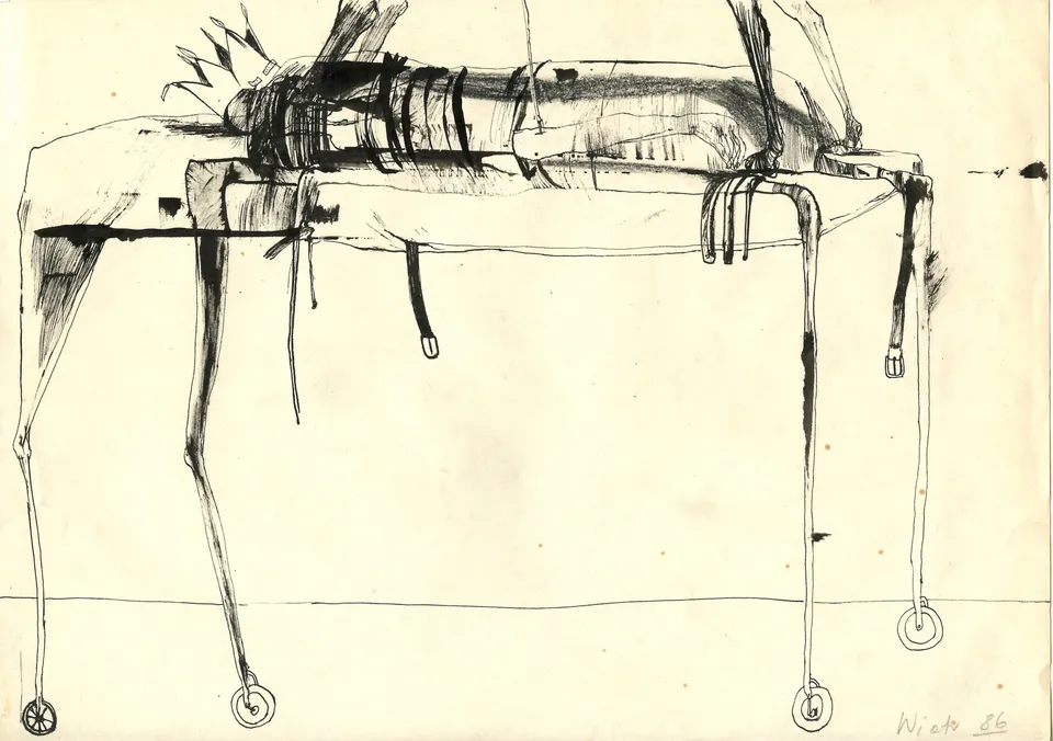Zdzisław Wiatr, Pieta szpitalna 2, 1986