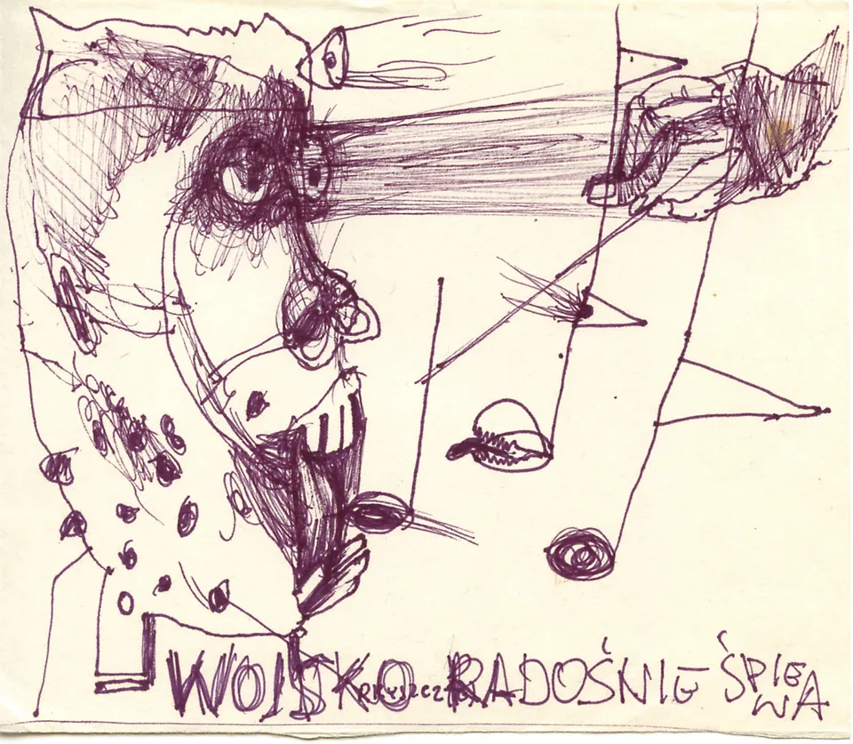 Zdzisław Wiatr, Rysunki z wojska – wojsko radośnie śpiewa I, 1987