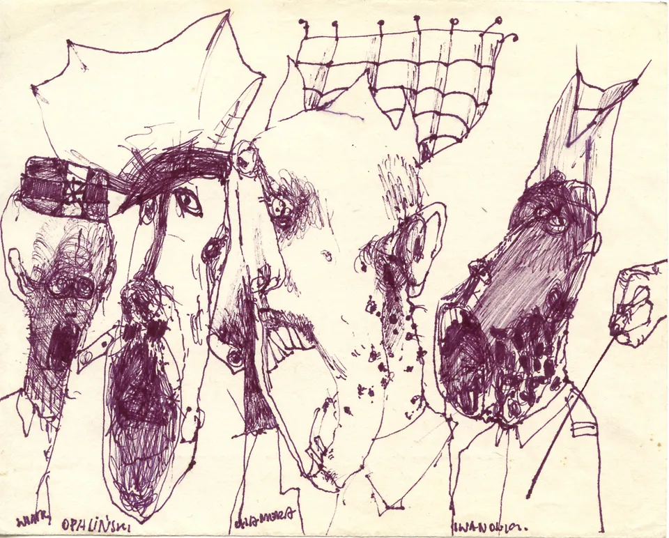 Zdzisław Wiatr, Rysunki z wojska – wojsko radośnie śpiewa II, 1987