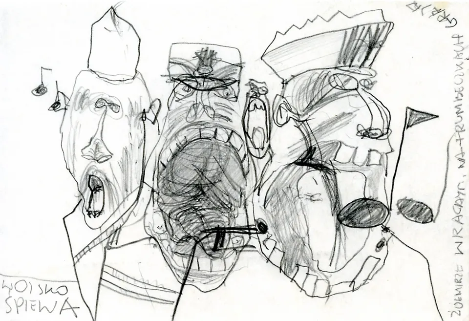 Zdzisław Wiatr, Rysunki z wojska – wojsko radośnie śpiewa IV, 1987