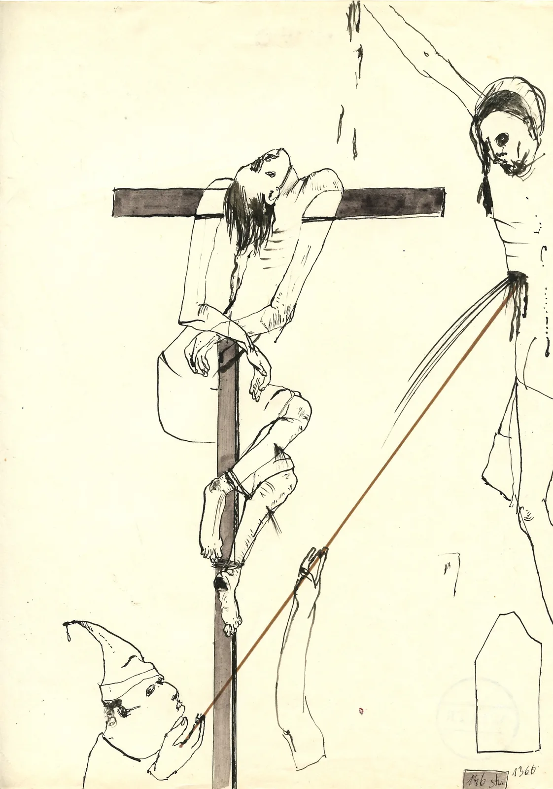 Zdzisław Wiatr, Szkic do obrazu 1360, 1986