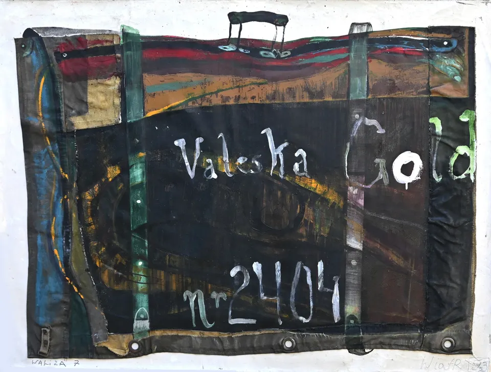 Zdzisław Wiatr, Waliza VII, technika mieszana, 1993